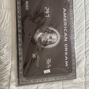 American Dream Black and White Graphic Picture